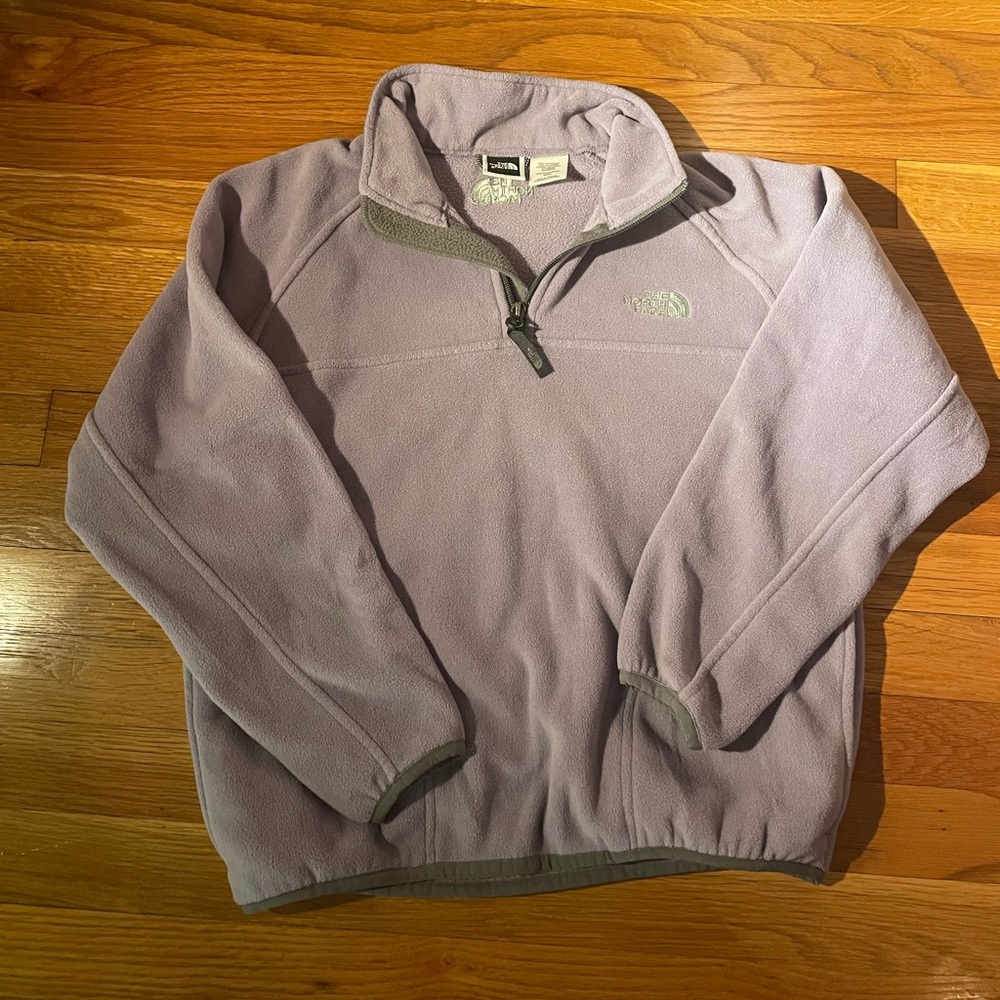 North Face fleece half-zip